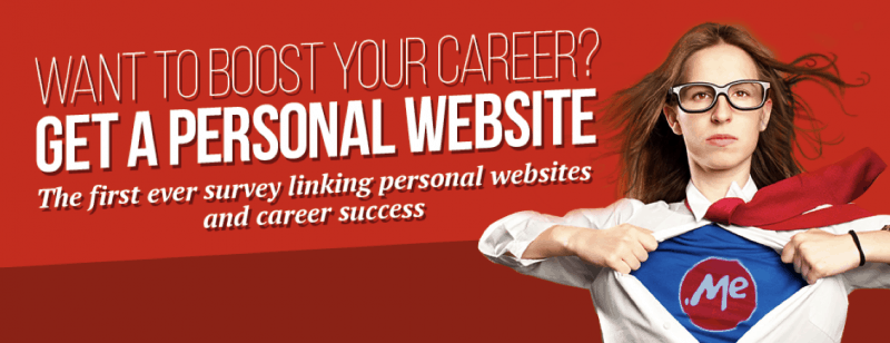 Want to boost your career? Get a personal website (+Infographic)