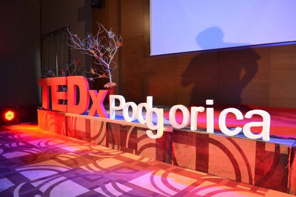 TEDxPodgorica stage