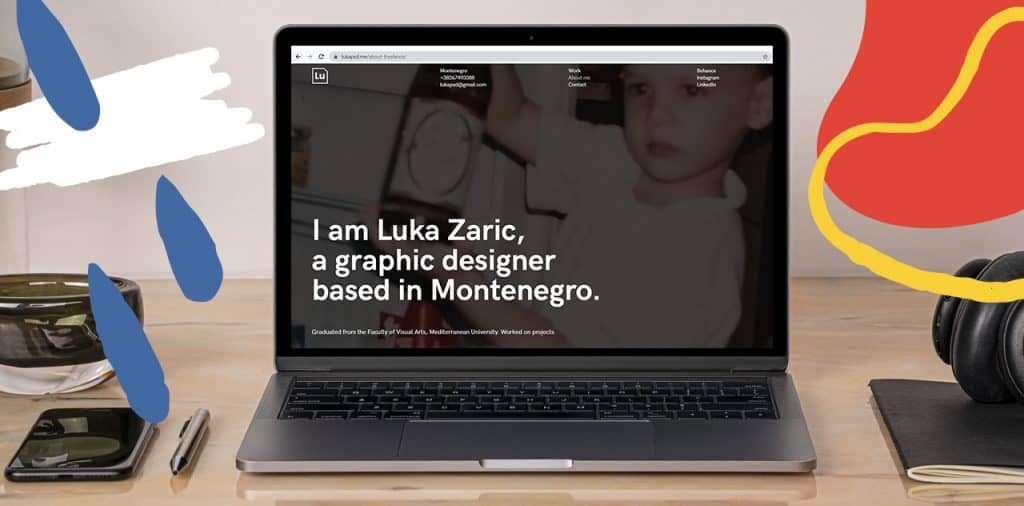 visually pleasing and user friendly about me page personal website
