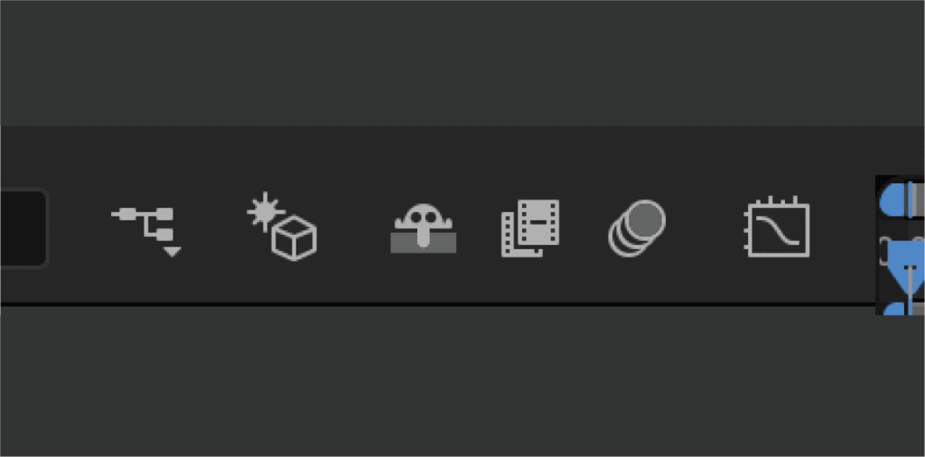timeline top icons in graph editor