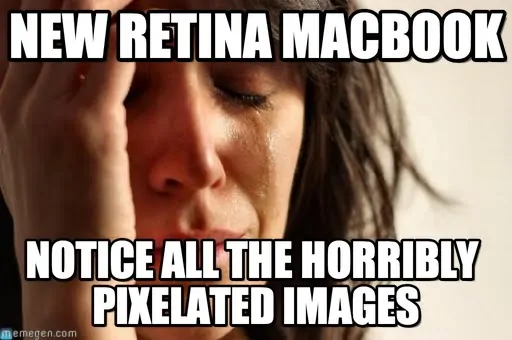 Retina meme