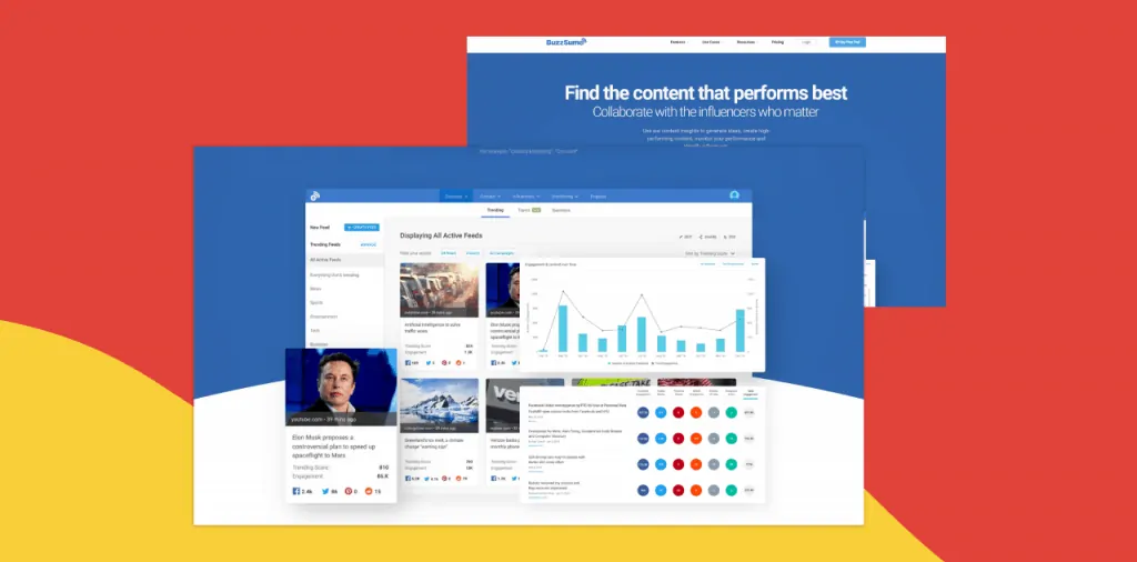 buzzsumo content curation tool