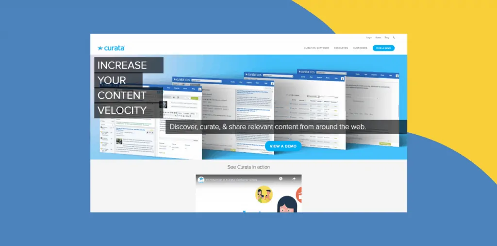 curata content curation tool