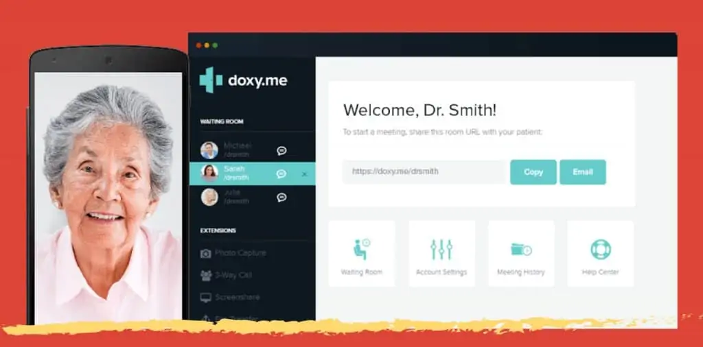 doxy.me telemedicine service