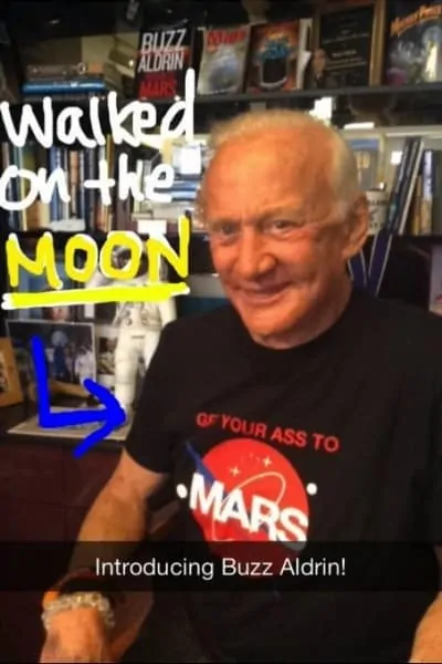 GE - Buzz Aldrin Snapchat campaign