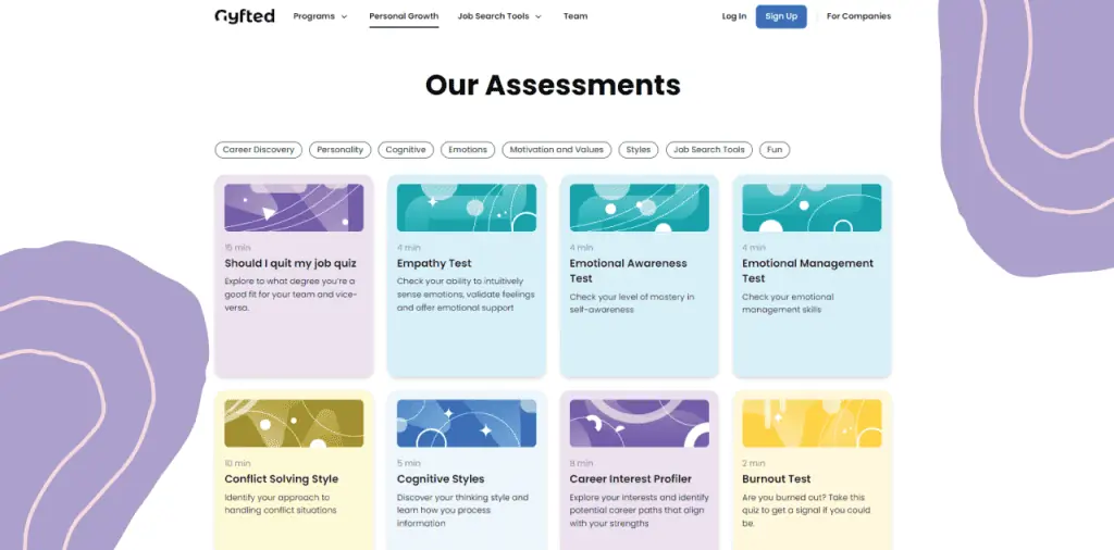 a-range-of-self-assessment-tools