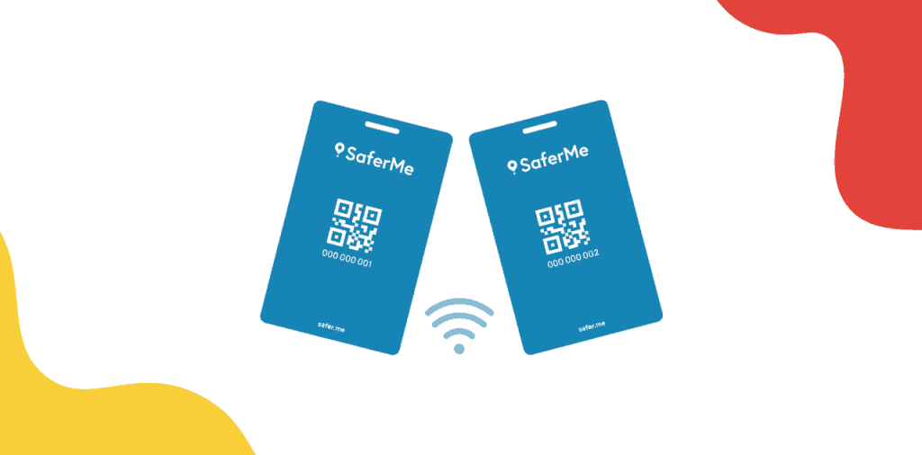 SaferMe Blutooth wearable card for contact tracing