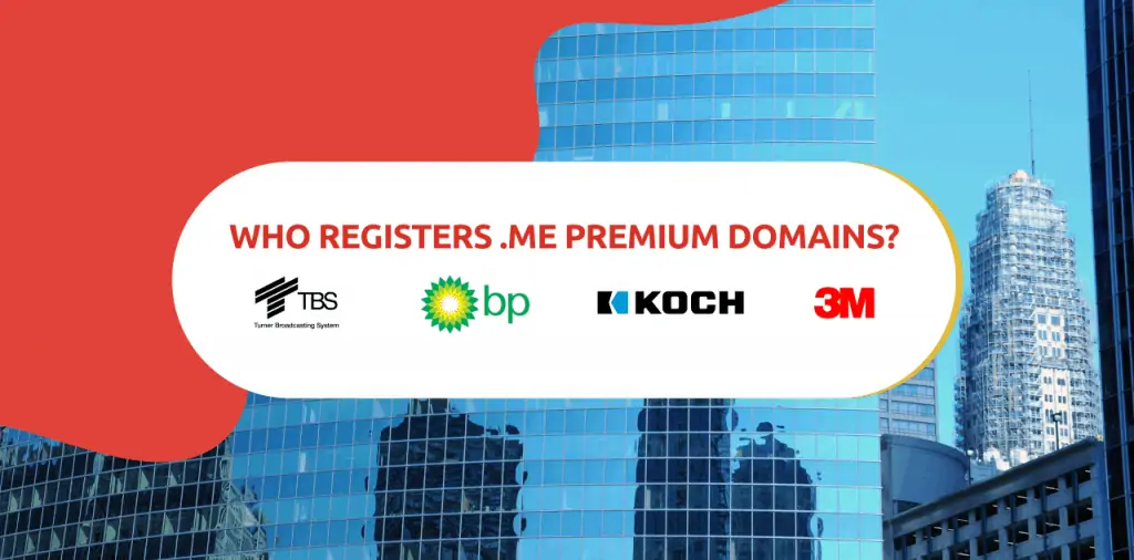 Who registers .ME premium domains