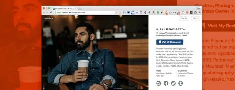 The New About.Me Profile