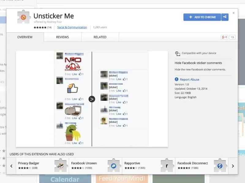 Unsticker.Me for Chrome