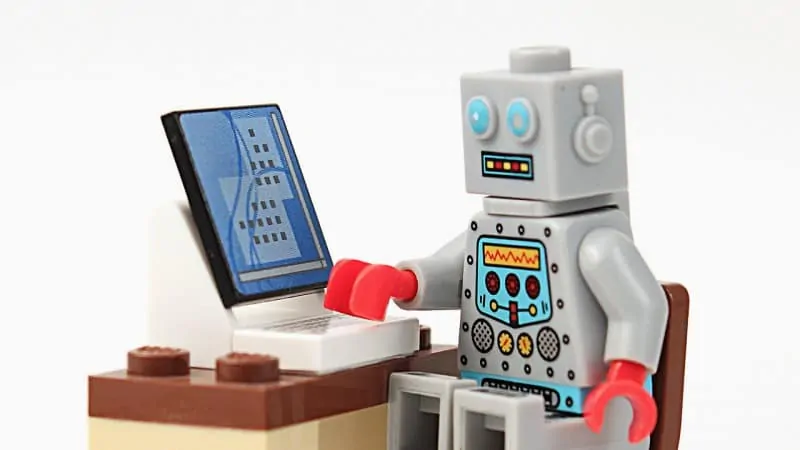 lego-chatbot-robot-computer-laptop