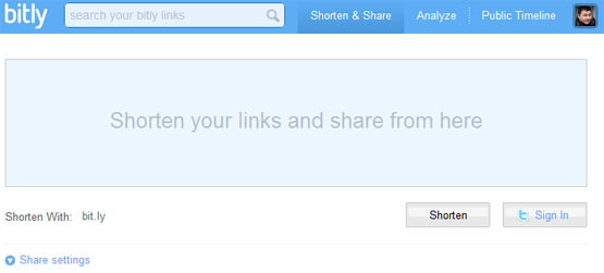 Bit.ly URL Shortener