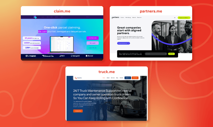 DOMAINS IN ACTION FROM H1 2025 .ME PREMIUM DOMAIN REPORT